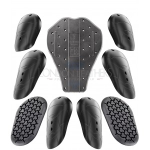 SAS-TEC CE Level 2 Motorcycle Armour Full Suit Protection Set of 9 Inserts SCL1/2/14