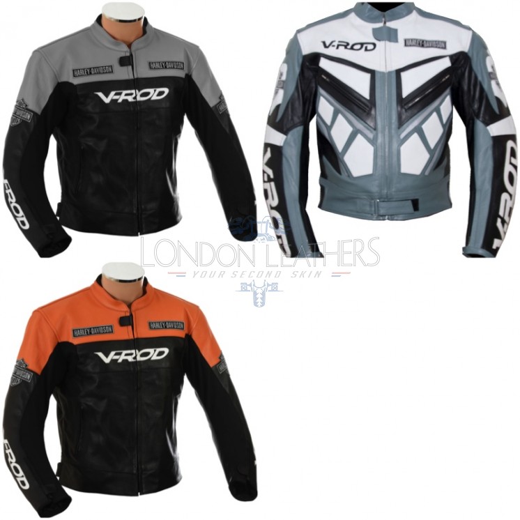 HARLEY Leather Motorbike Jacket