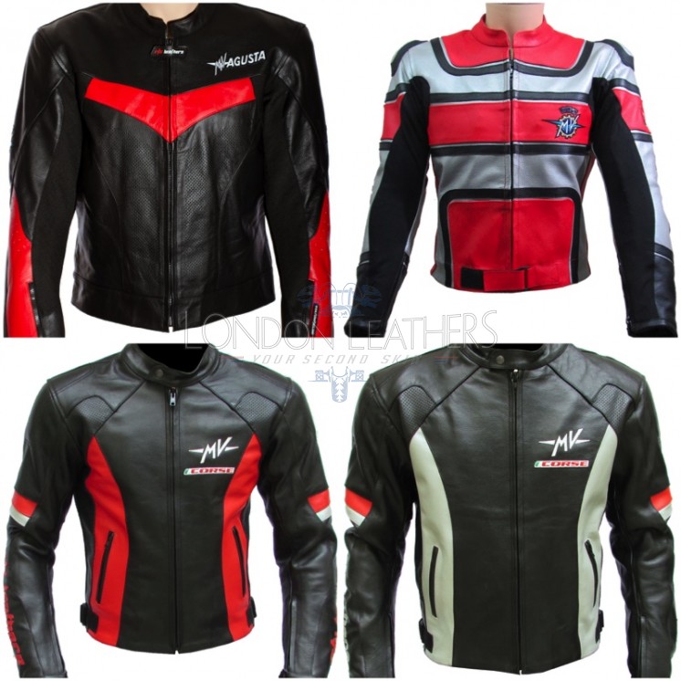 Custom Built MV AGUSTA Leather Motorbike Jacket
